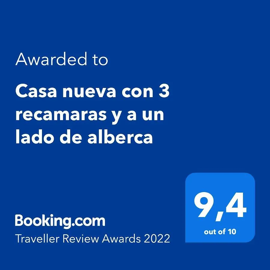 Apartamento Casa nueva con 3 recamaras y a un lado de alberca Cancún